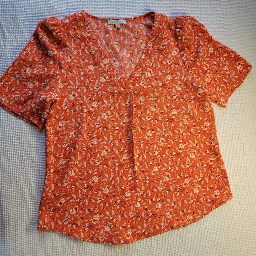 Skys Are Blue Women's Blouse, Size Medium